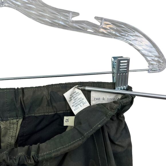 Rag & Bone Womens Denny Jogger Pants Camo Drawstring Ankle Zip Green Size XS‎ - Picture 6 of 6